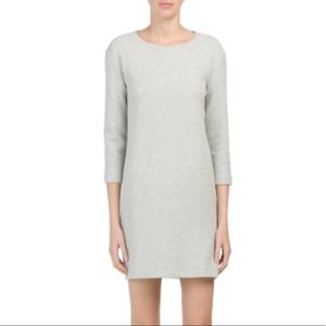 TAHARI dropped shoulder dress with pockets